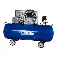 Compresor De Aire Eléctrico Gamma Máquinas G2804 Monofásico 150l 3hp 220v 50hz Azul