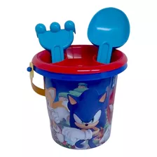 Juego De Playa Balde Con Accesorios Sonic The Hedgehog 