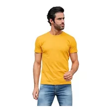 Kit 3 Camiseta Masculina Camisa 100% Algodão Básica Lisa 