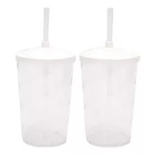 15 Pçs Copo Twister 500ml - Copo Cor: Branco