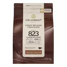 Chocolate Ao Leite Belga 823 33,6% Cacau Callebaut 2,01kg