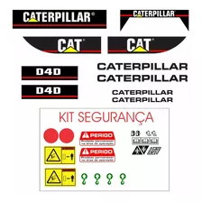 Kit Adesivos Completo Caterpillar D4d Para Tratores