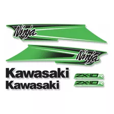 Kit Adesivo Compativel Kawasaki Ninja Zx-10r Abs 2011 Verde