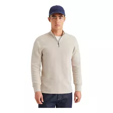 Sweater Hombre Quarter Zip Regular Fit Beige Dockers