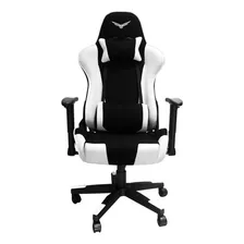 Gaming Naceb Silla Gamer Falcon Na0940 Color Negro Y Blanco 