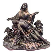 Imagem Pietá Nossa Senhora Da Piedade Estatueta Em Resina