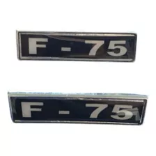 Par Emblemas Laterais F-75 Ford Willys