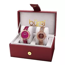 Reloj Burgh Bur152rg Rose Gold De Cuarzo Para Mujer, Que Inc