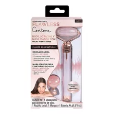 Flawless Contour Rodillo Facial De Cuarzo Rosa Con Vibración Momento De Aplicación Día/noche Tipo De Piel Todo Tipo De Piel