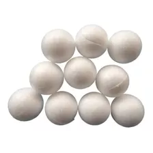 Set 10 Esferas De Plumavit 2.5 Cm