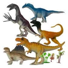 Dinossauro De Brinquedo Kit 5 Unidades Diferentes
