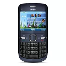 Nokia C3-00 Teléfono Celular (slate) Con Qwerty, Llave De