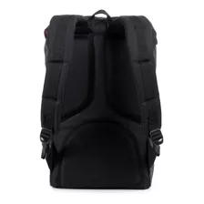 Mochila Herschel Little America Black/black Negra Color Negro Diseño De La Tela Liso