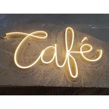 Luminoso Led Neon Personalizado Café 