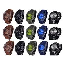 Reloj Caballero Tipo Militar Casual Mayoreo Proveedor 15 Pzs