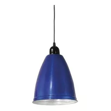 Lampara Campana Colgante Retro Azul C119 Lamparas E27 Led 220v