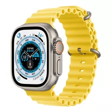 Apple Watch Ultra Gps + Celular - Caja De Titanio 49 Mm - Correa Ocean Amarilla