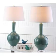 Safavieh Lighting Collection Blanche Gourd Teal - Lámpara De