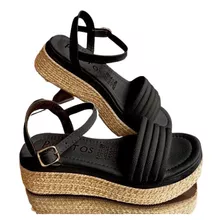 Sandalias Planas Yute Dama Ref. 212