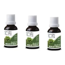 3 Óleos Vegetal De Mastruz 30ml Saúde Da Terra 