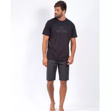 Camiseta Rip Curl Original Icon Logo Tee Black