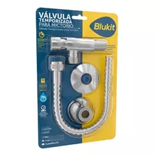 Válvula P Mictório Blukit Temporizada C Canopla E Flexível