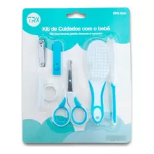 Kit Higiene Bebe Infantil Cuidados Escova Pente Cortador 