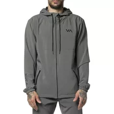 Jaqueta Rvca Hexstop Wt24 Masculina Cinza Escuro