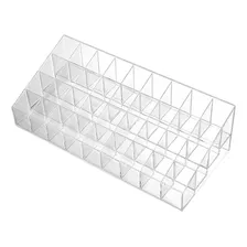 Rack De Armazenamento De Batom Acrílico Transparente De 36 G