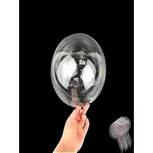 50 Balão Bubble Cristal Transparente 10 Polegadas 25cm