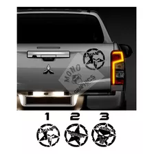 Stickers Mitsubishi Katana Portalon 3 Opciones.