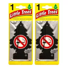 2 Little Trees Black Ice Aromas Cheirinho P/ Carro Casa