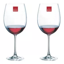 Set X 2 Copa Degustacion Rona Cristal 610 Ml Copon De Vino