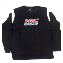 Remera Hombre Manga Larga Hrc Honda Orig T. L Centro Motos