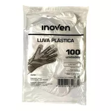 500 Luvas Plasticas Descartáveis Tam. Único 5 Pct C/100un