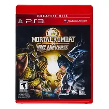 Mortal Kombat Vs Dc Universe Ps3 Fisico