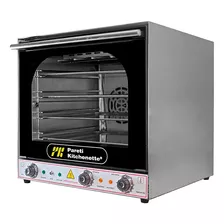 Horno Convector Eléctrico C/grill, Humidificación, 4 Bandeja