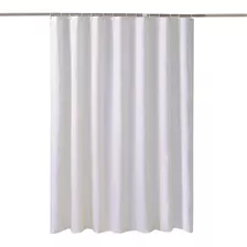 Forro Cortina De Baño Blanca 180x180cm Color Blanco