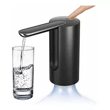 Dispensador Bombin Sifon De Agua Electrico Usb Para Botellon Color Negro