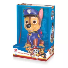 Boneco Chase Patrulha Canina Cofre - Líder