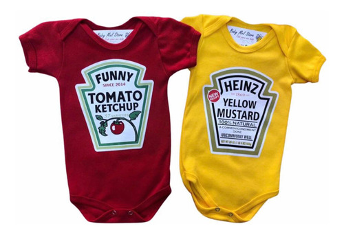 Body Gêmeos Ketchup E Mostarda Heinz / Catchup E Mostarda