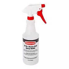 Botella Spray Rubbermaid Reforzada De 32 Onzas, Transparente