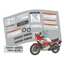 Etiquetas Advertência Yamaha Rd 350 1987