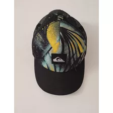 Gorra Hombre Quicksilver | Negro Combinado Regulable