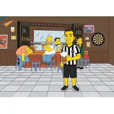 Caricatura Personalizada Simpsons 01 Pessoa Bar Do Mou