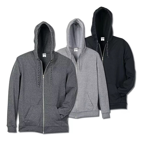 Campera Pack X3 Hoodie Friza 100% Algodón Excelente Calidad!