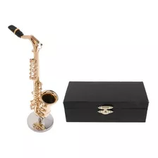 Instrumento Musical Em Miniatura Para Saxofone De Cobre 1/6