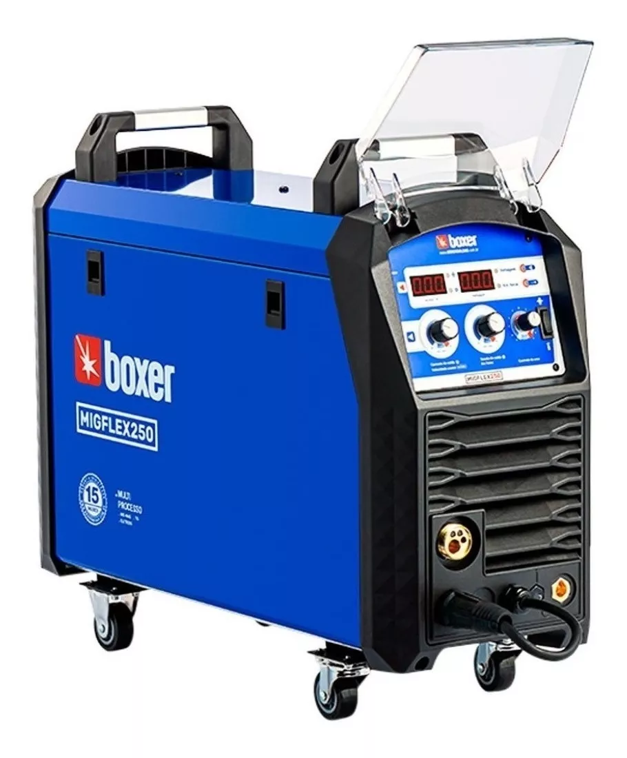 Máquina De Solda Inverter Boxer Migflex 250 Azul 220v