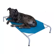 Cama Para Cães E Gatos Elevada Confortável Gg Altmayer Cor Azul