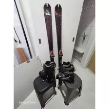 Par De Sky Head, E Botas Salomon Tamanho 28.0. Pouco Uso